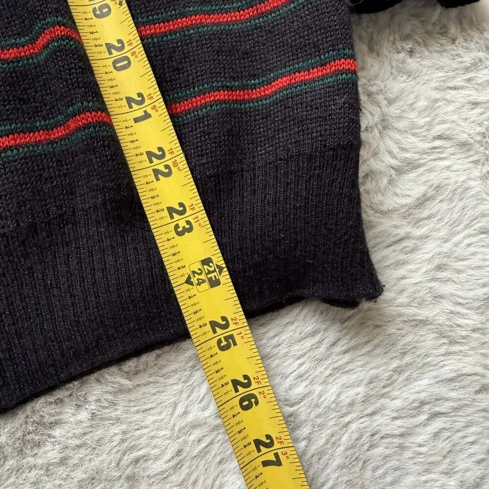 VINTAGE BLARNEY WOOLLEN MILLS CREWNECK SWEATER EMBROIDERED GOLF IRELAND M